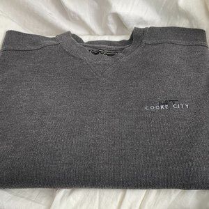 Camp David Cooke City MT Grey Sweatshirt